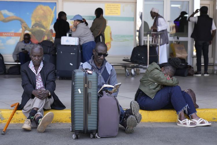 KENYAN ANATOMY PROTESTS AT THE AIRPORT, LEAVES PASSENGERS STRANDED