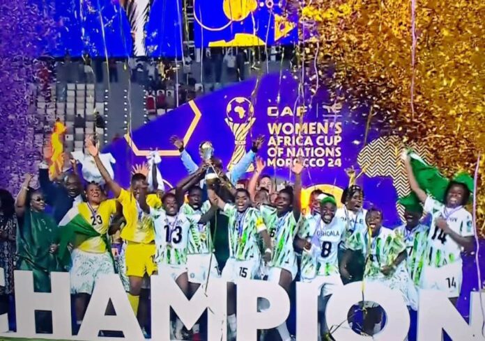 SUPER FALCONS WINS WAFCON TITLE
