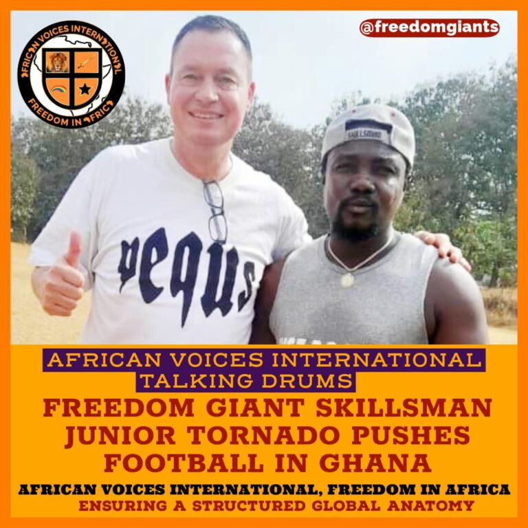 SKILLSMAN JUNIOR TORNADO PUSHES FOOTBALL IN GHANA