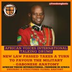 NEW LAW PASSED TAKES A TURN TO FAVOUR THE MILITARY – GABONESE ANATOMY