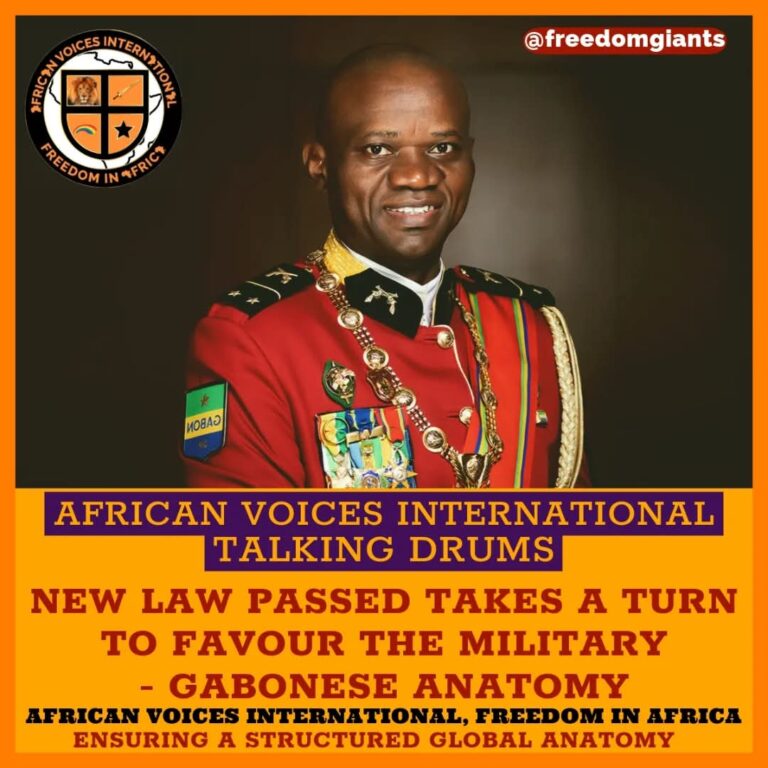 NEW LAW PASSED TAKES A TURN TO FAVOUR THE MILITARY – GABONESE ANATOMY