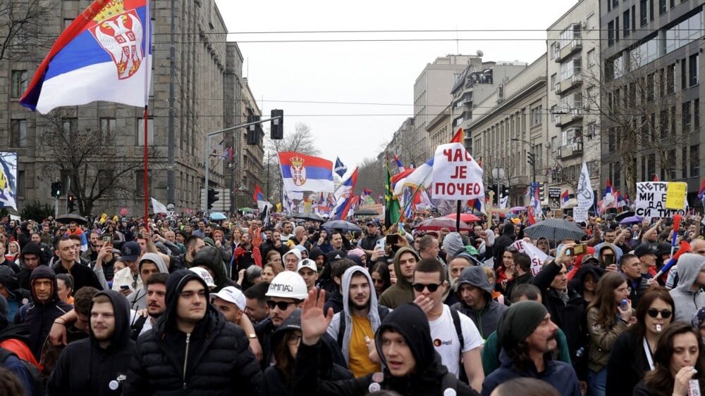 SERBIAN PROTESTS