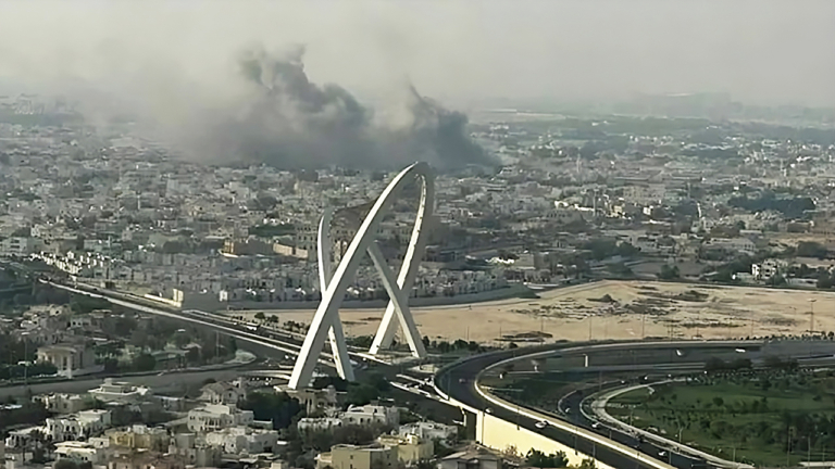 ISRAEL HITS AT HAMAS LEADERS IN DOHA