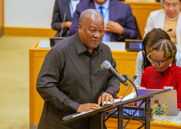 President Mahama Condemns The Past Era of Slavery at UN