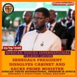 Senegal’s President Dissolves Cabinet And Sacks Prime Minister