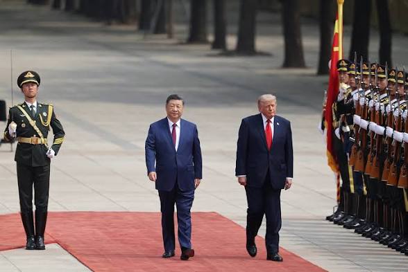 Pres. Trump Departs Beijing After High-Stakes Talks with Pres. Xi Jinping